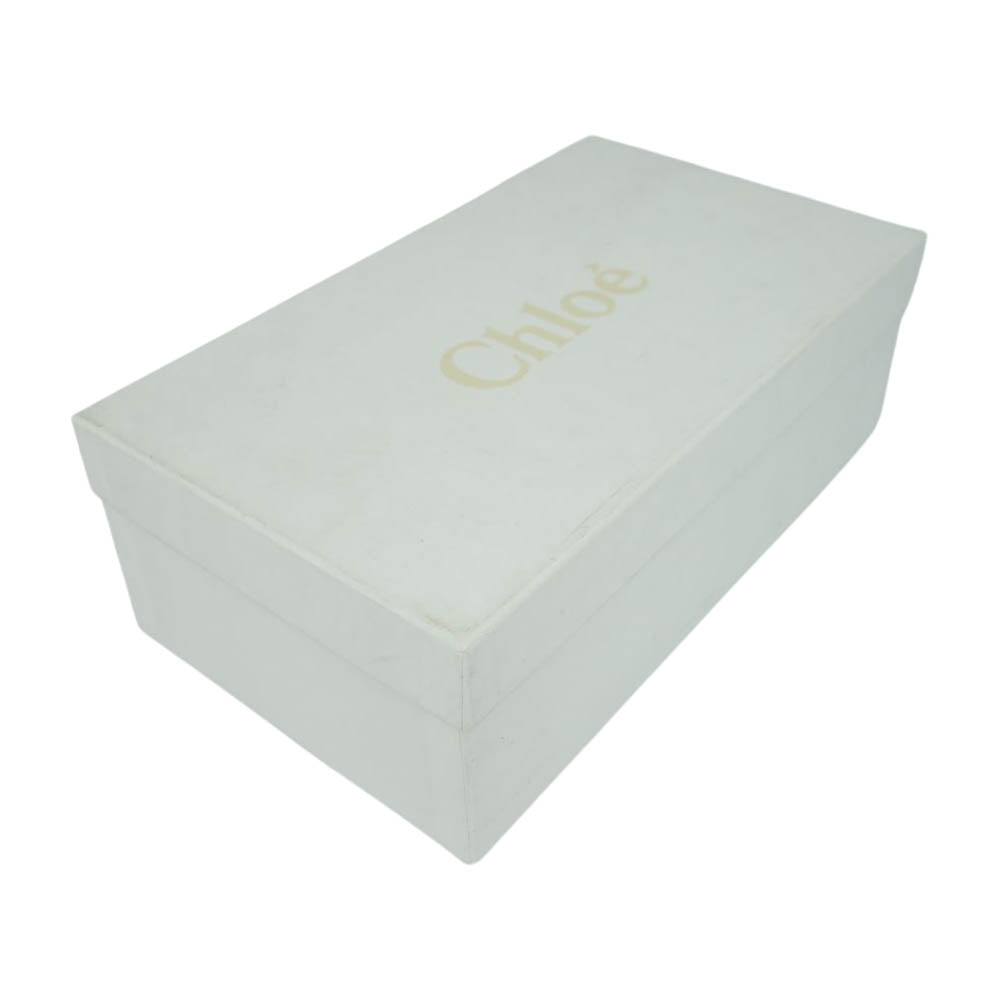 Chloe クロエ CH10070 レザー ヒール パンプス ブラウン系 37【中古】