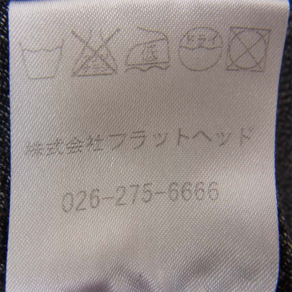 THE FLAT HEAD ザフラットヘッド チンスト付き ワーク シャツ グレー系 サイズ表記無【中古】