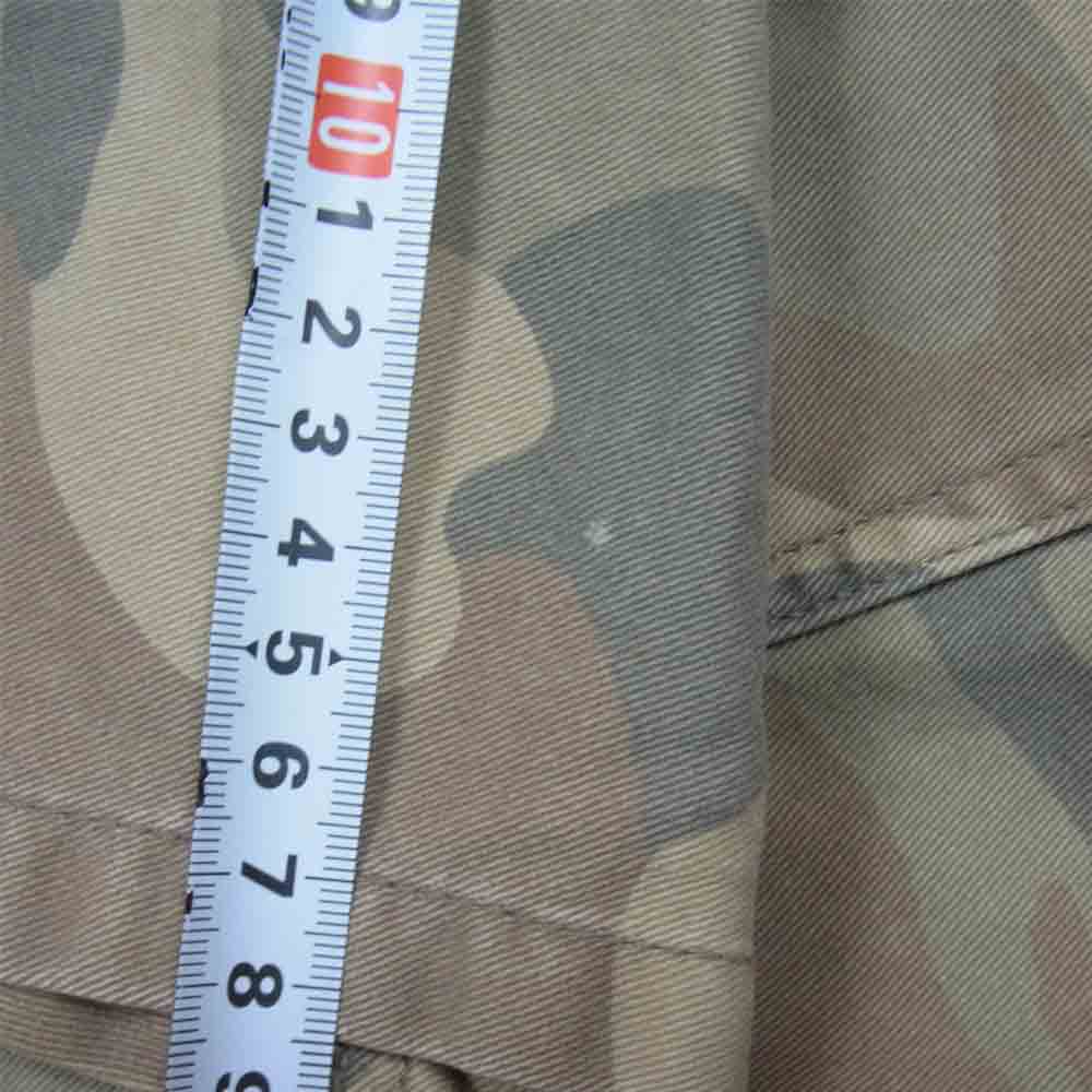 DENHAM デンハム 01-13-01-31-010 MAO LHC CAMO SHIRTS JACKET カモ コットンツイル ワーク ミリタリー ジャケット カーキ系 S【中古】