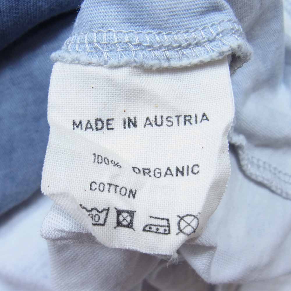 ハウスオブザベリーアイランド オーガニックコットン タイダイ 半袖 カットソー Tシャツ ライトブルー系 M【中古】