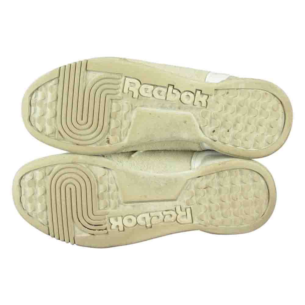 Reebok リーボック NEPENTHES NY WORKOUT PLUS ネペンテス ワークアウトプラス ローカット スニーカー ホワイト系 25cm【中古】
