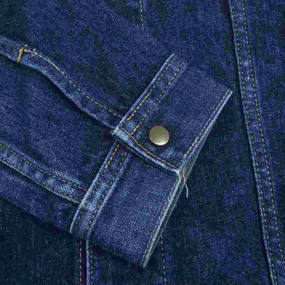 BIG JOHN ビッグジョン スカル 刺繍 デニム ジャケット インディゴブルー系 M【中古】