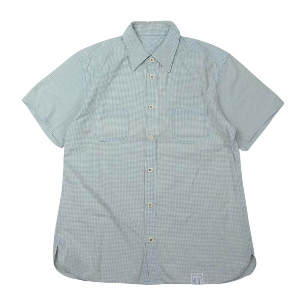 ORGUEIL オルゲイユ OR-5073B Short Sleeve Work Shirt ショート スリーブ ワーク シャツ 半袖 ライトブルー系 42【新古品】【未使用】【中古】 ORGUEIL オルゲイユ OR-5073B Short Sleeve Work Shirt ショート