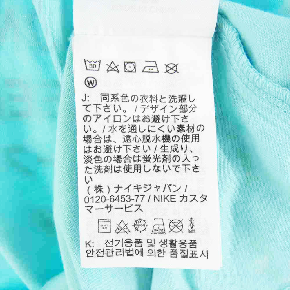 NIKE ナイキ DA1490-400 NIKELAB GEL S/S TEE ゲル 半袖 Tシャツ ライトブルー系 レッド系 M【新古品】【未使用】【中古】