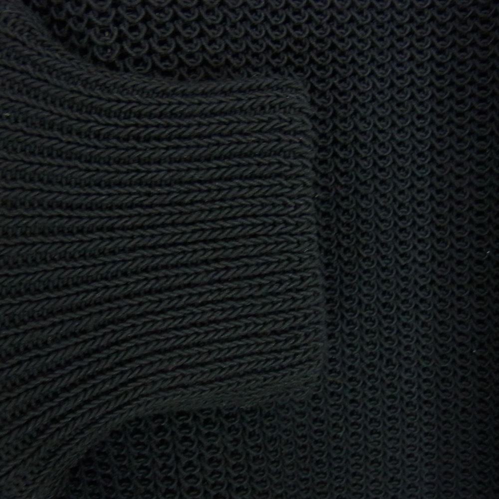 Ron Herman ロンハーマン ナイロン コットン クルーネック ニット ブラック系 XS【中古】