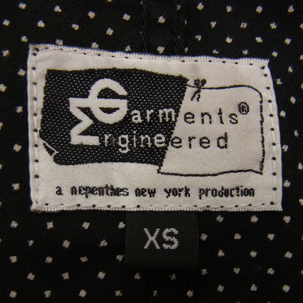 Engineered Garments エンジニアードガーメンツ ベッドフォード ジャケット ドット ブラック系 XS【中古】