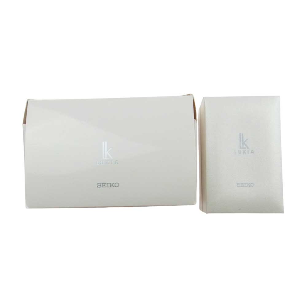 SEIKO セイコー SSQV040 LUKIA ルキア SS ステンレス ソーラー電波 腕時計 ウォッチ シルバー系 ゴールド系【中古】