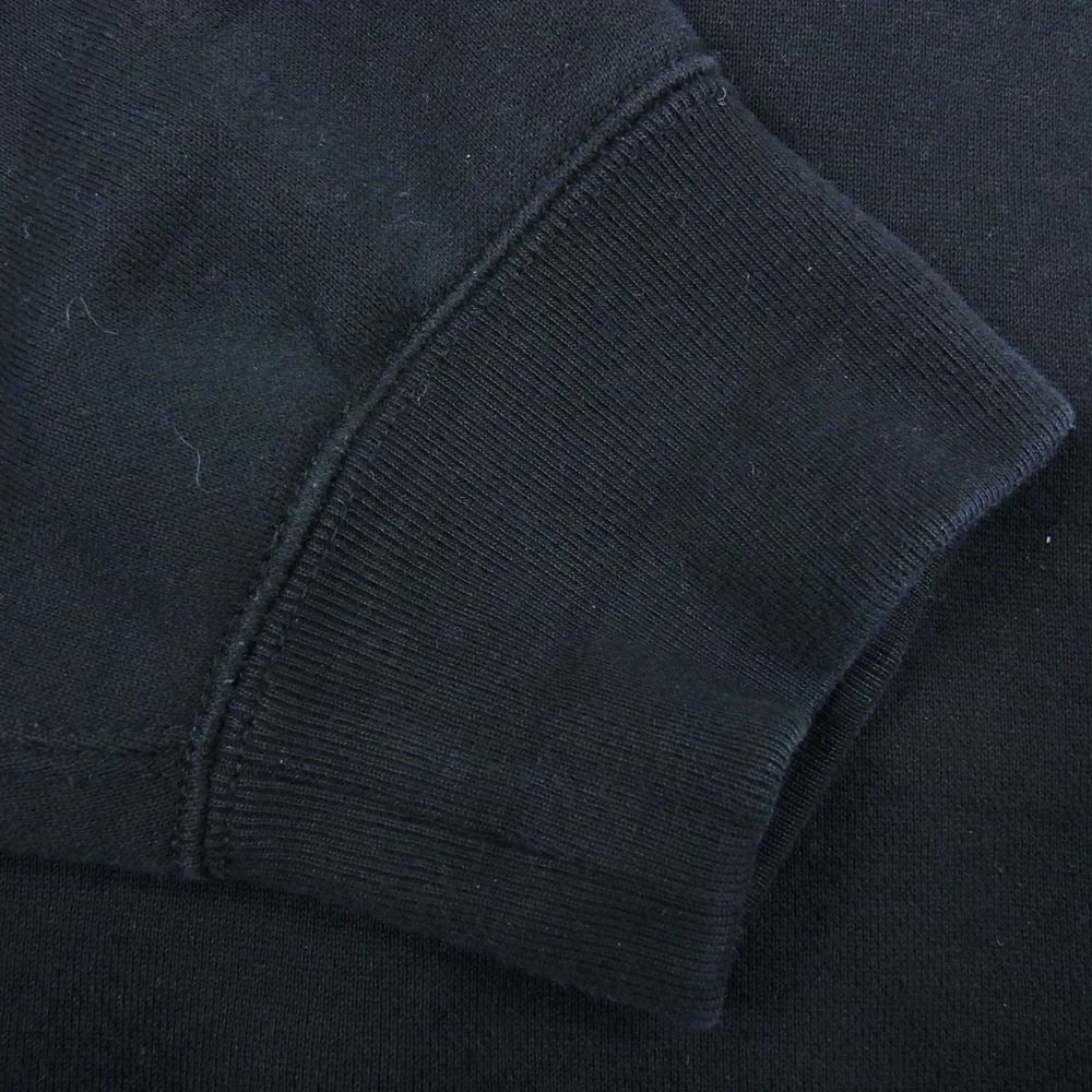 アンフィル OEFL-UW218 cotton terry parka コットンテリー ワイド フーディー スウェット パーカー ブラック系 3【中古】