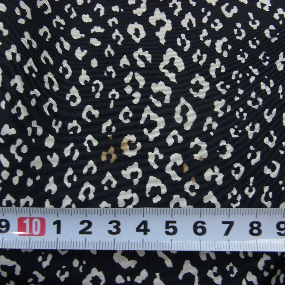 MAX MARA マックスマーラ 白タグ イタリア製 シルク100% 総柄 パンツ ブラック系 38【中古】