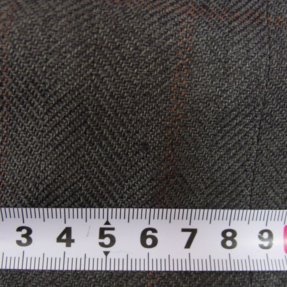 Aquascutum アクアスキュータム 6001422 シルク ジャケット グレー チェック 92A5 ※ネーム刺?あり グレー系【極上美品】【中古】