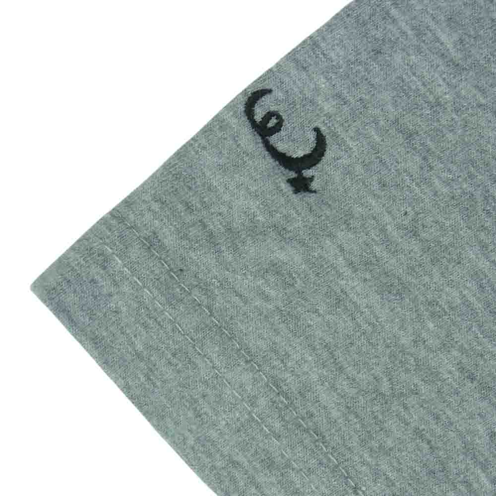 WTAPS ダブルタップス 16SS BRACKET / TEE. SS SPOT ITEM スポット ロゴプリント 半袖 Tシャツ 日本製 グレー系 3【中古】