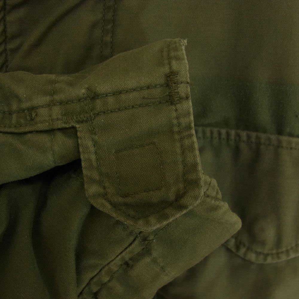 ユーエス アーミー 70's M-65 Field Jacket 3rd Model 実物 アメリカ軍 ミリタリー ジャケット サードモデル オリーブ カーキ系 サイズ表記無【中古】