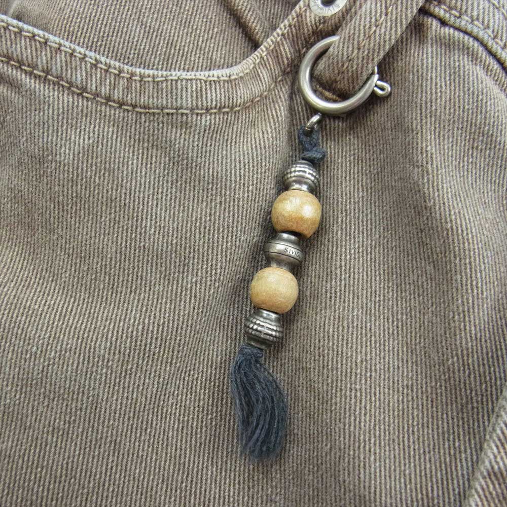 シヴィリアデニム DENIM 加工 テーパード ストレッチ デニム パンツ ジーンズ チャコール系 31【中古】