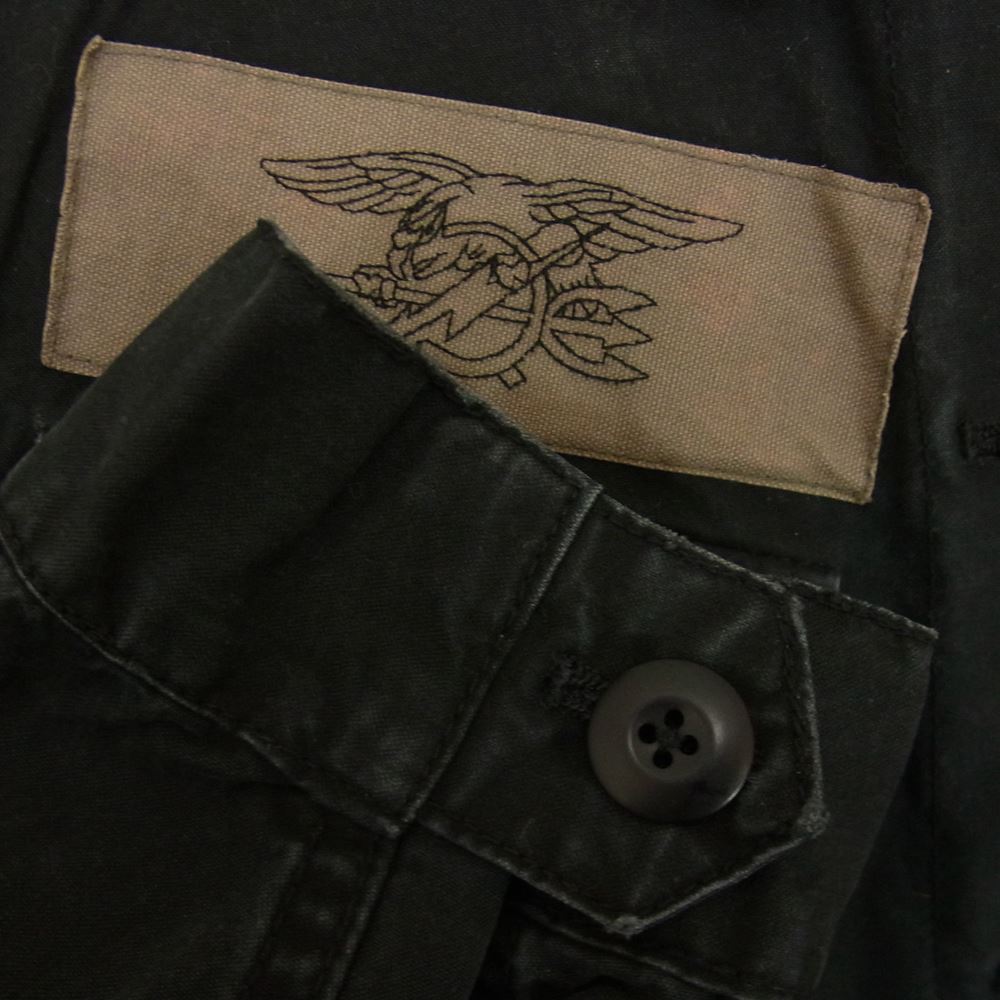 WTAPS ダブルタップス TSDT-SHW01 BDU ミリタリー シャツ ジャケット ブラック系 サイズ表記無【中古】