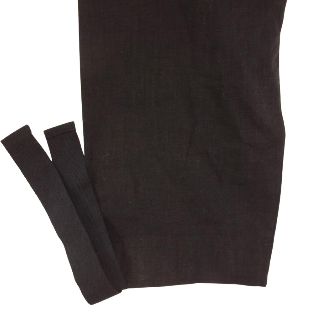 Yohji Yamamoto ヨウジヤマモト REGULATION レギュレーション FJ-P52-301 Dropped Crotch Pants 裾ドローコード サルエルパンツ ブラック系 1【中古】