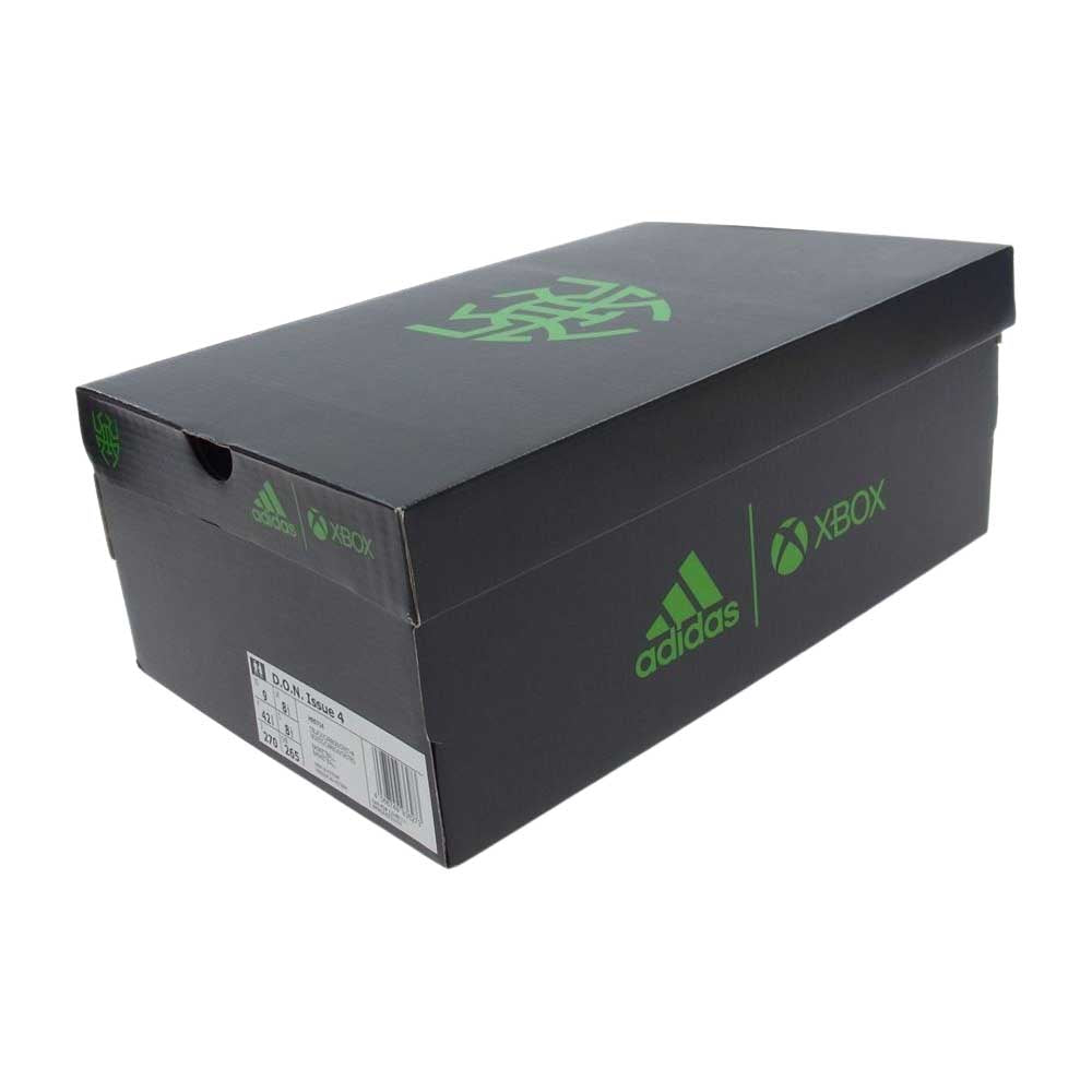 adidas アディダス HR0714 D.O.N. Issue 4 ドン イシュー4 バスケットボール スニーカー ブラック系 27cm【中古】