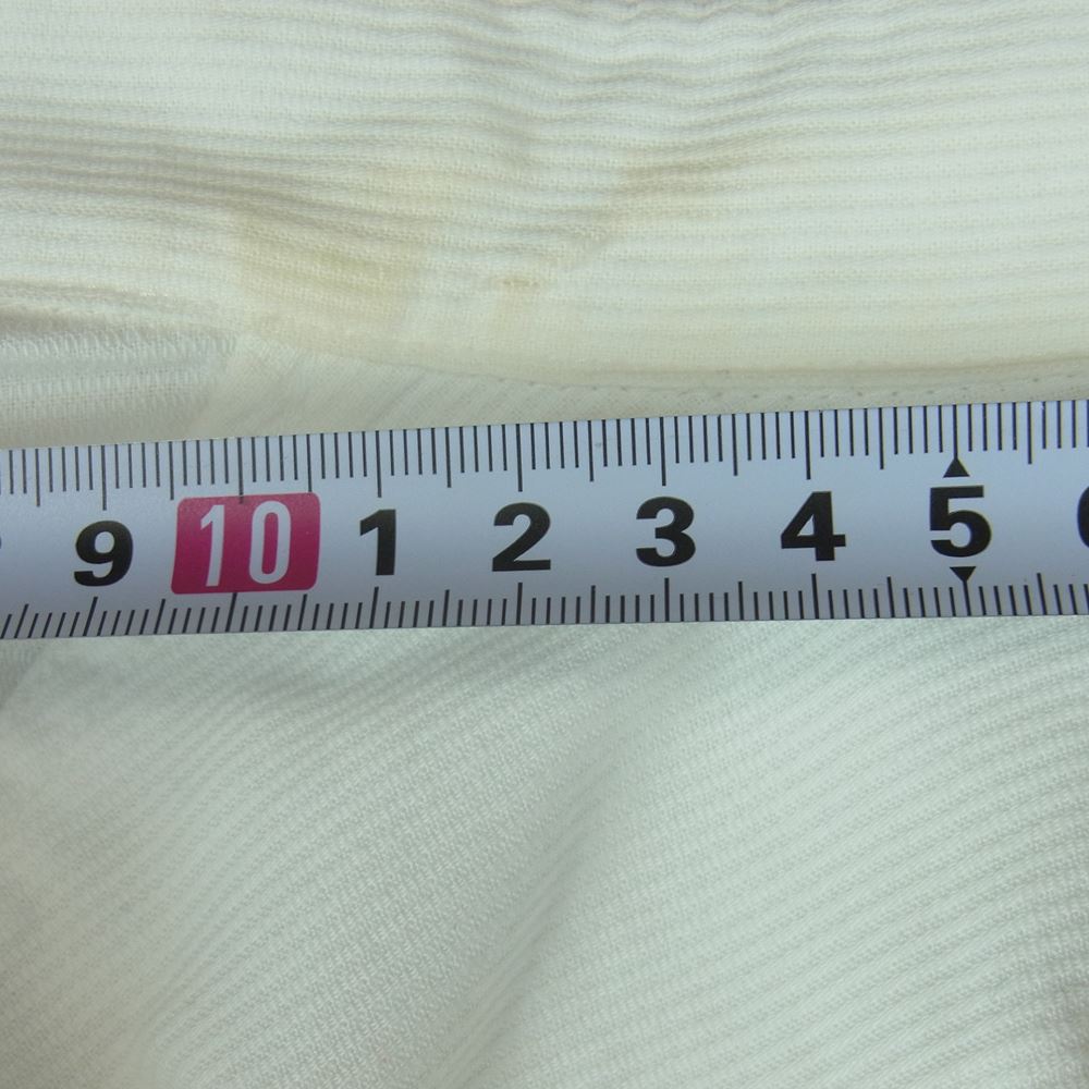 TENDERLOIN テンダーロイン T-G.S SHT PIQUE ピケ 半袖 ワーク シャツ コットン 日本製 ホワイト系 S【中古】