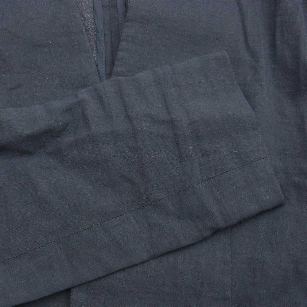 セオリー 01-2304133 01-120407 リネン混 ジャケットパンツ セットアップ ブラック系 2【中古】