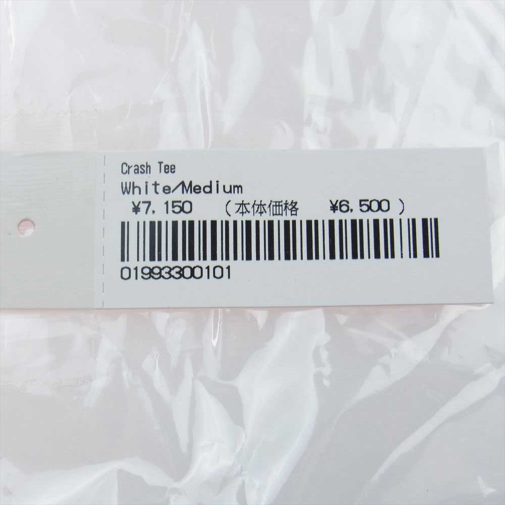Supreme シュプリーム 21AW Crash Tee クラッシュプリント 半袖 Tシャツ ホワイト系 M【新古品】【未使用】【中古】