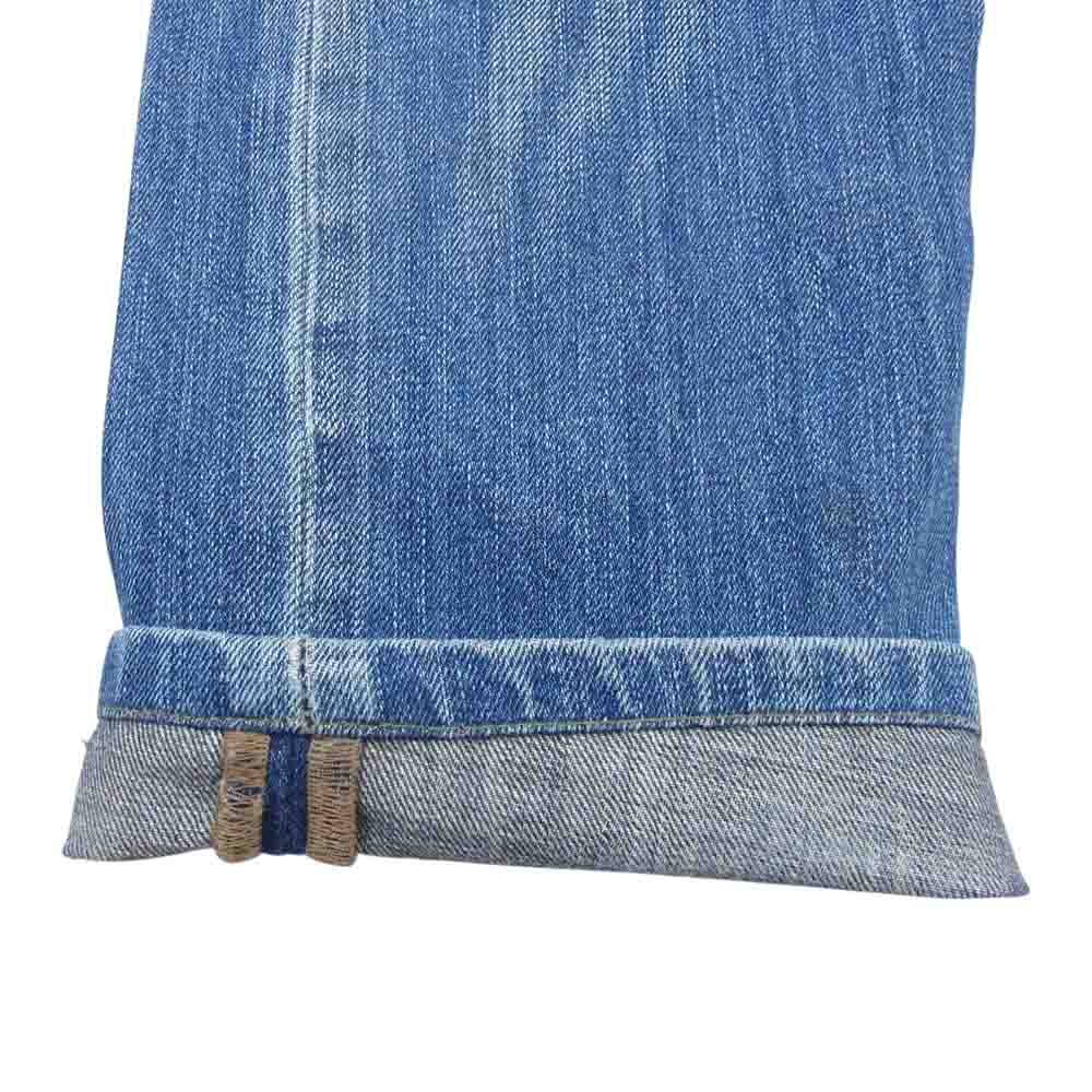 Levi's リーバイス 00501-1487 501 ボタンフライ オーセンティック ヴィンテージ ユーズド加工 デニム パンツ インディゴブルー系 29【中古】
