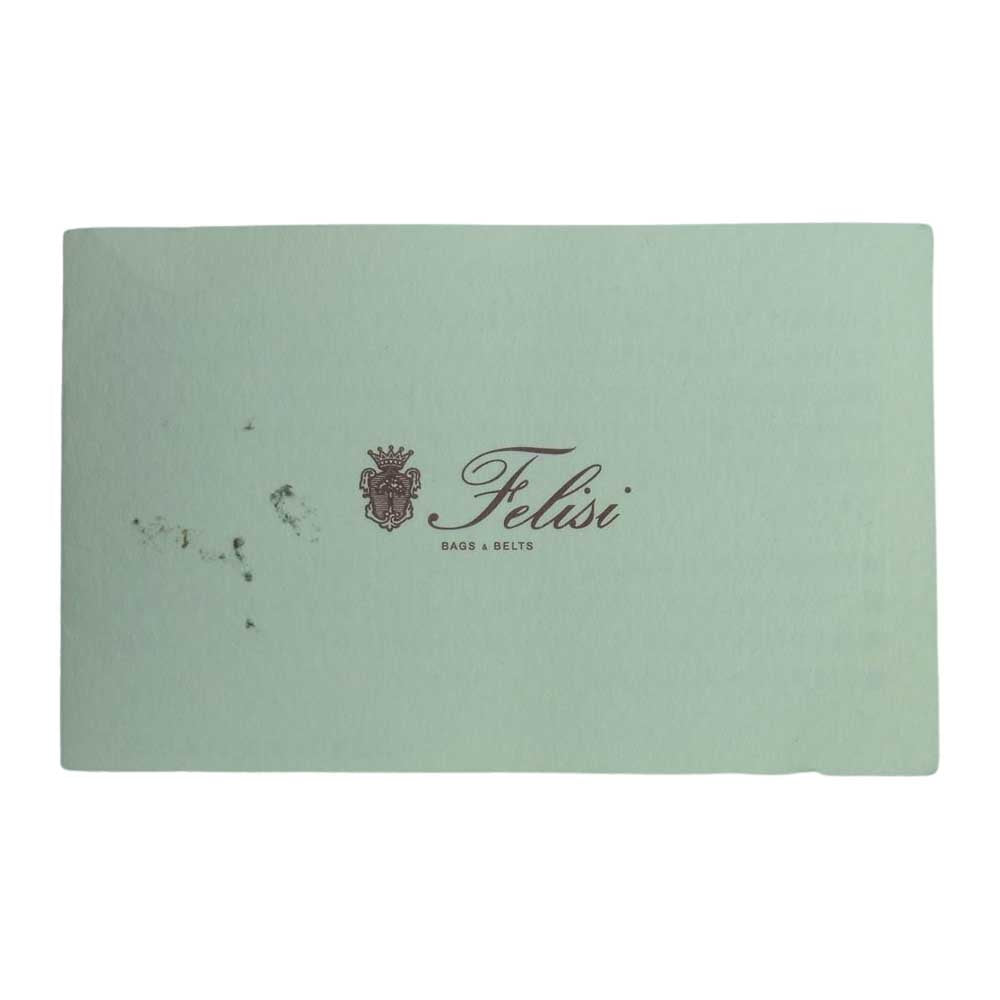 Felisi フェリージ 14-43 レザー ナイロン ブリーフケース 手提げ トート バッグ ブラウン系 グレイッシュカーキ系【中古】