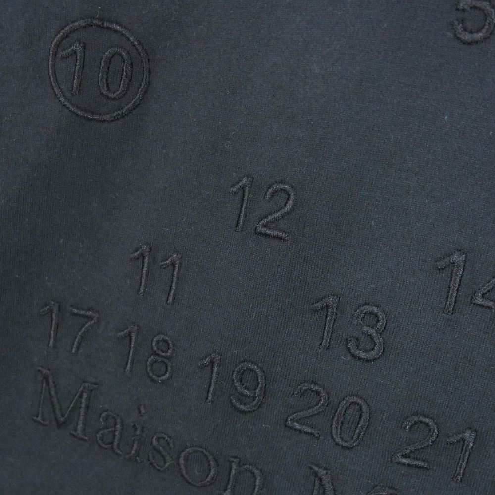MAISON MARGIELA メゾンマルジェラ 23SS S50GC0684 S22816 カレンダー グラフィック ロゴ Tシャツ 半袖 ブラック系 XXXL【美品】【中古】