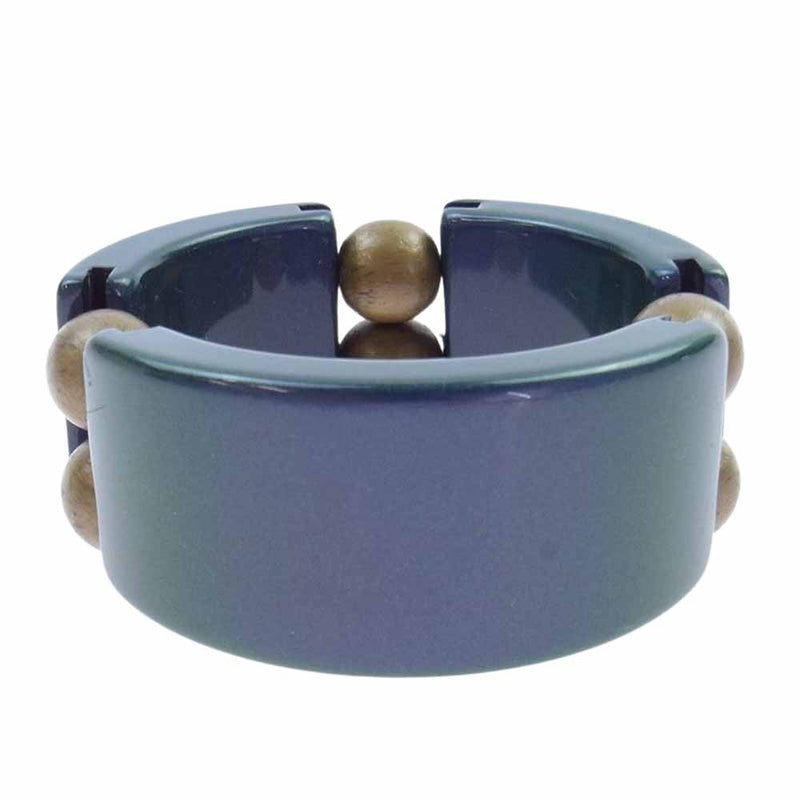 MARNI マルニ ワイド ブレスレット バングル ブルー系【中古