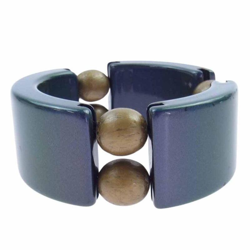 MARNI マルニ ワイド ブレスレット バングル ブルー系【中古