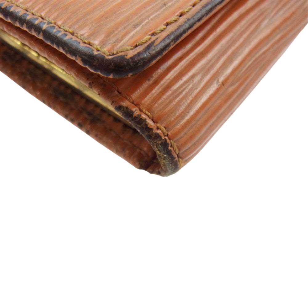 LOUIS VUITTON ルイ・ヴィトン M63827 ミュルティクレ4 4連 エピ キーケース レザー M63827 オレンジ系【中古】
