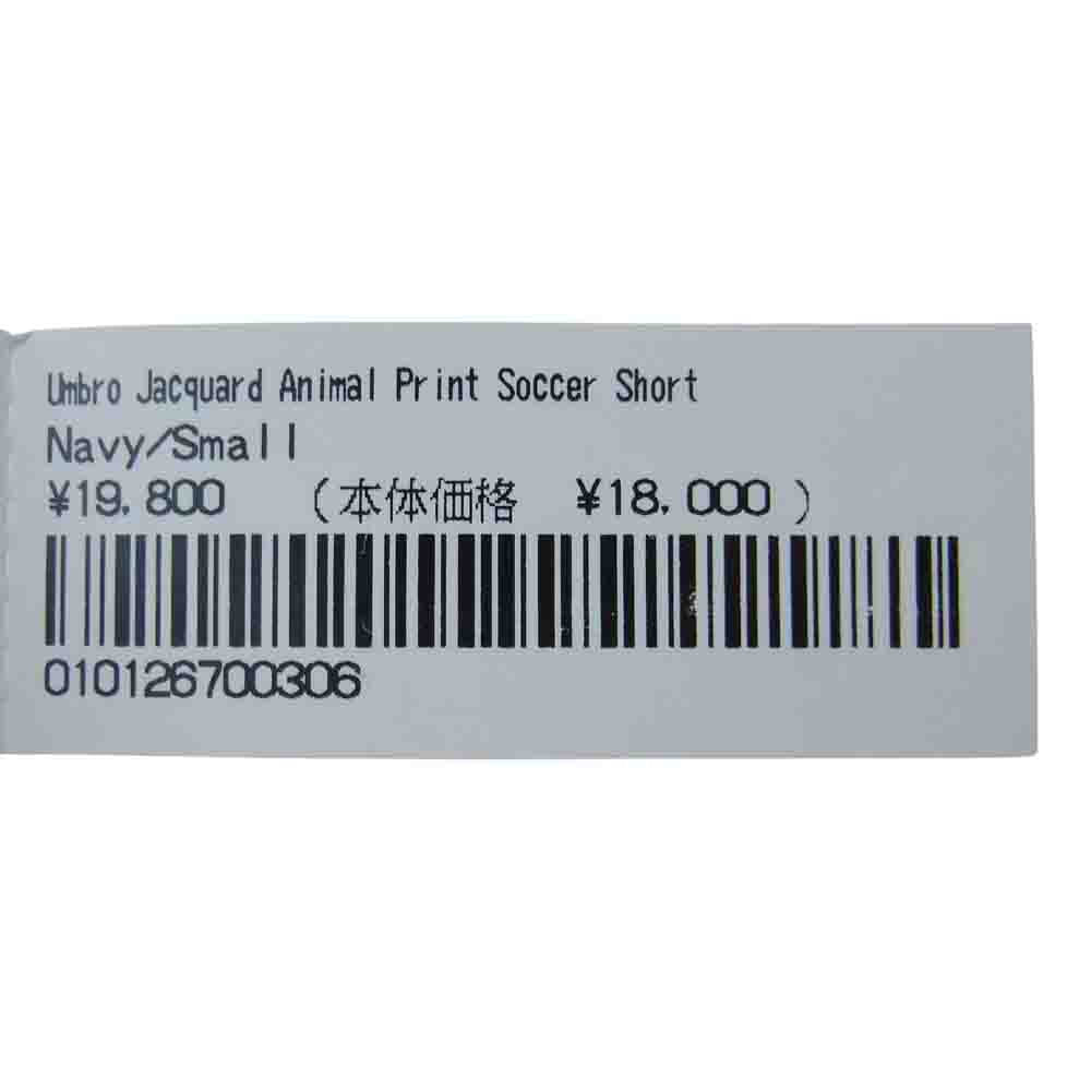 Supreme シュプリーム 23SS × Umbro アンブロ Jacquard Animal Print Soccer Short アニマル プリント ハーフ パンツ ショーツ ホワイト マルチカラー系 S【新古品】【未使用】【中古】
