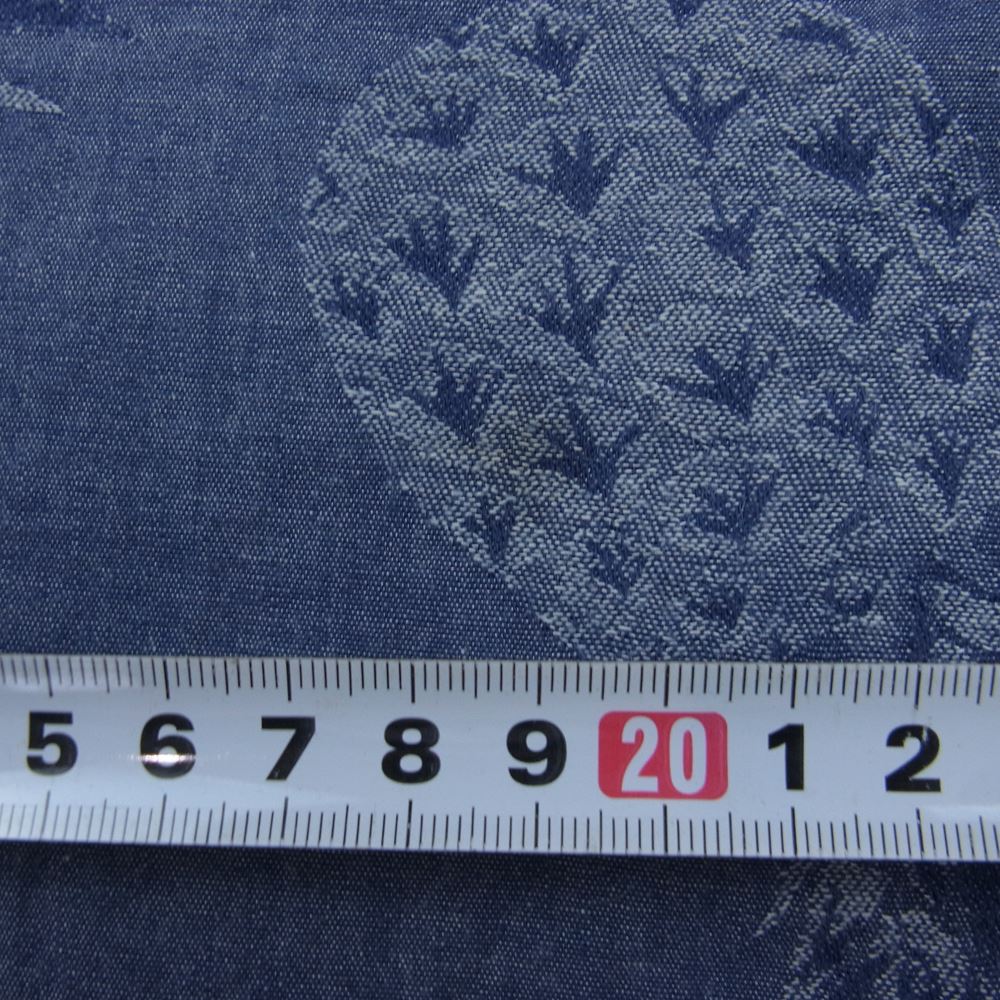 Engineered Garments エンジニアードガーメンツ Pineapple Chambray パイナップル柄 シャンブレー BD シャツ インディゴブルー系 XS【中古】