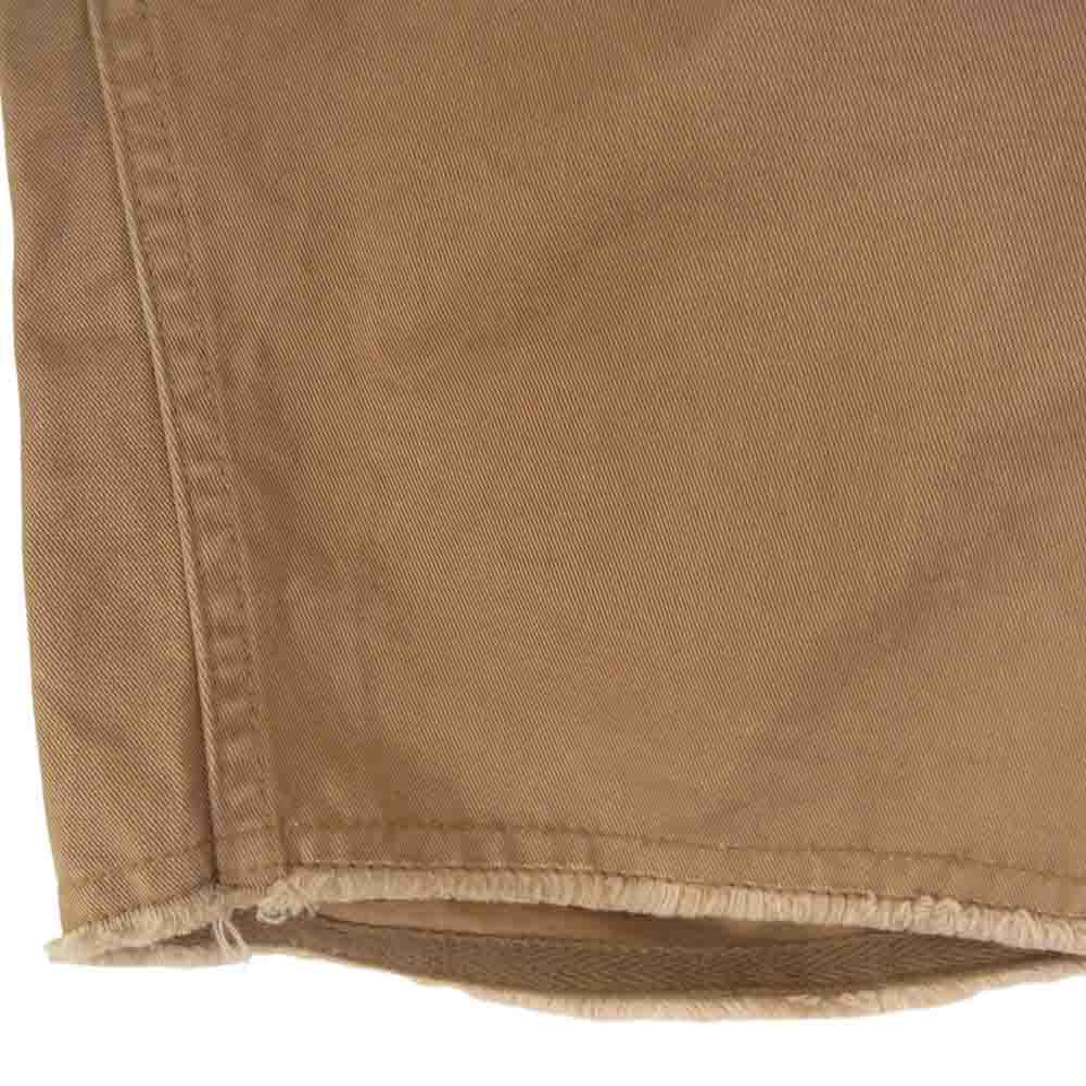 VISVIM ビズビム 112105008013 CHINO SHORTS CUT OFFS ショート パンツ コットン ショーツ カットオフ ブラウン系 2【中古】