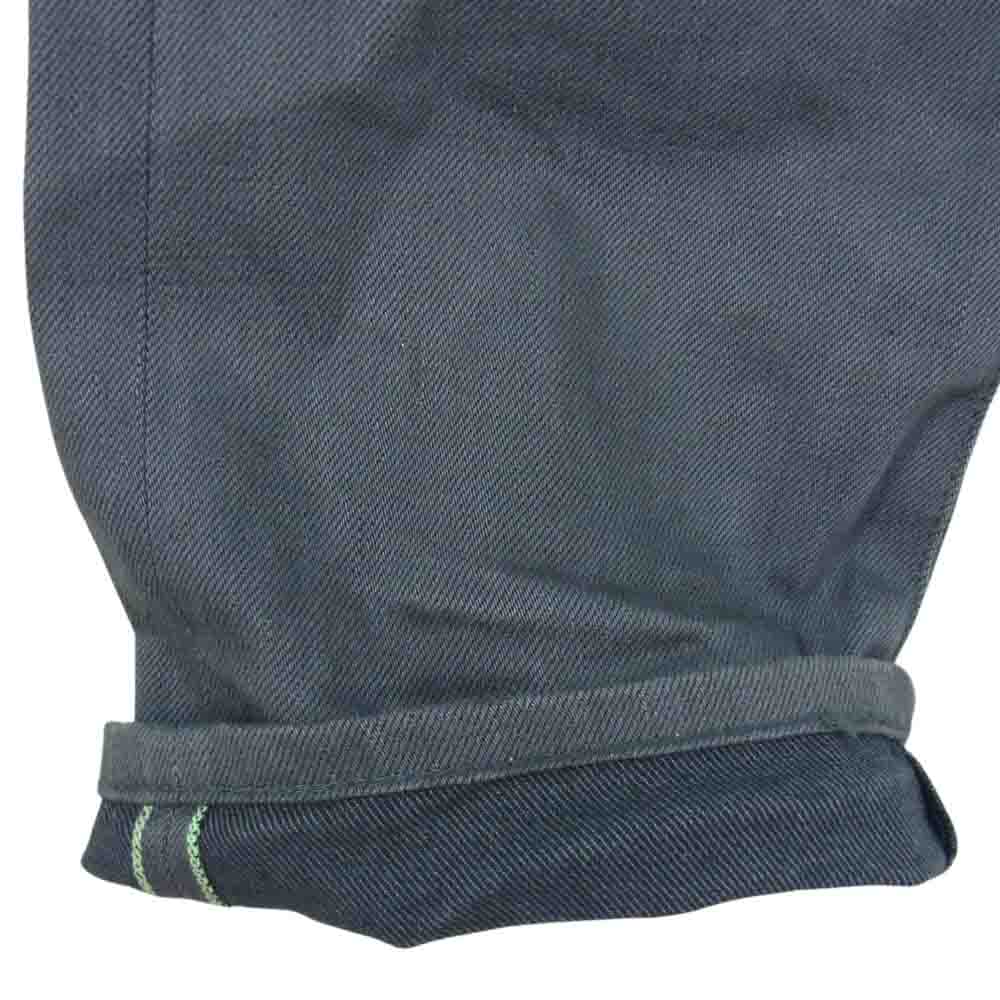 ファブリック ブランド 412060091-2084 日本製 ボタンフライ テーパード デニム パンツ チャコール系 30【中古】