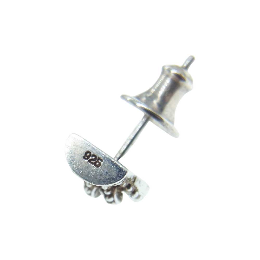 Justin Davis ジャスティンデイビス SEJ016 TINY CROWN EARRING タイニー クラウン イヤリング スタッド ピアス 両耳用 シルバー系【中古】