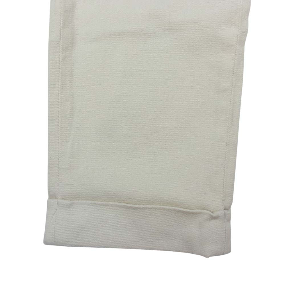 SOPHNET. ソフネット SOPH-150086 2TUCK ANKLE CUT PANT 2タック アンクル カット パンツ ホワイト オフホワイト系 L【中古】