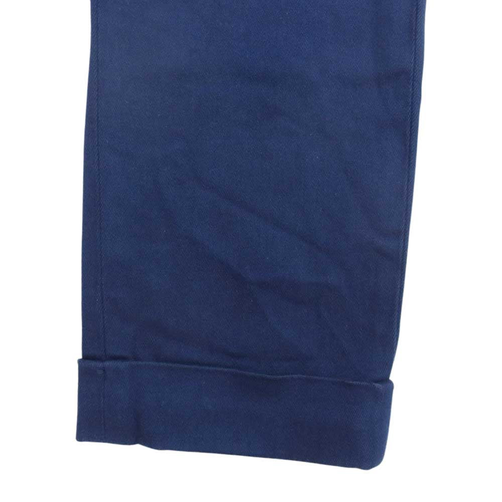 SOPHNET. ソフネット SOPH-140094 2TUCK ANKLE CUT PANT 2タック アンクル カット パンツ ネイビー系 L【中古】