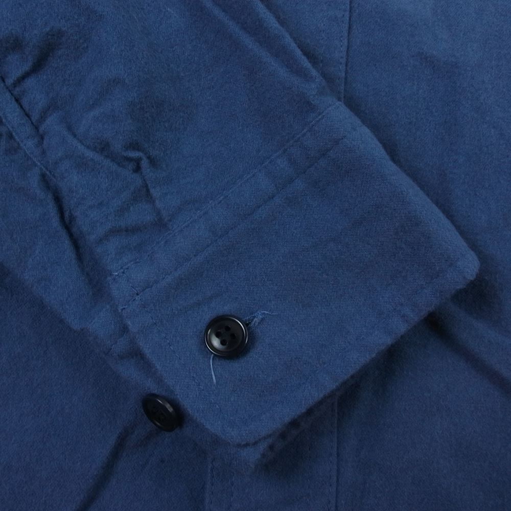 CALEE キャリー QUALITY1st コットン 長袖 シャツ ネイビー系 M【中古】