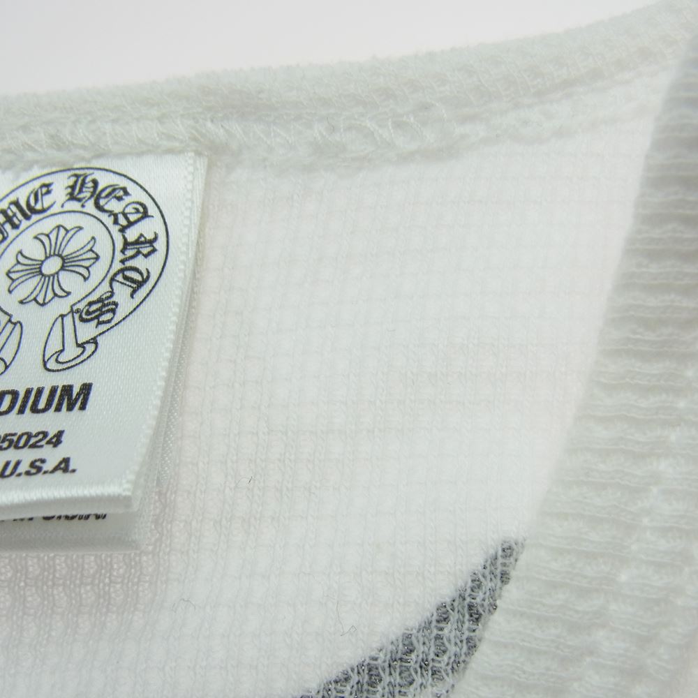 CHROME HEARTS クロムハーツ(原本無) FOTI フォティ サーマル プリント カットソー 長袖 ホワイト系 M【中古】