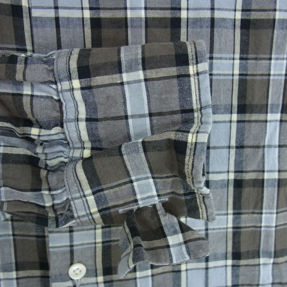 ANATOMICA アナトミカ 530-541-10 WEEKEND SHIRT ウィークエンド コットン 長袖 シャツ グレー系 S【中古】