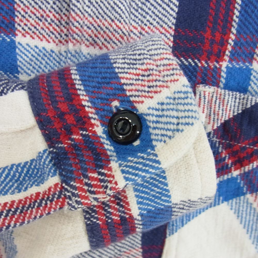 N.HOOLYWOOD エヌハリウッド 922-SH02 ヘビーネル チェック ワークシャツ 36【中古】