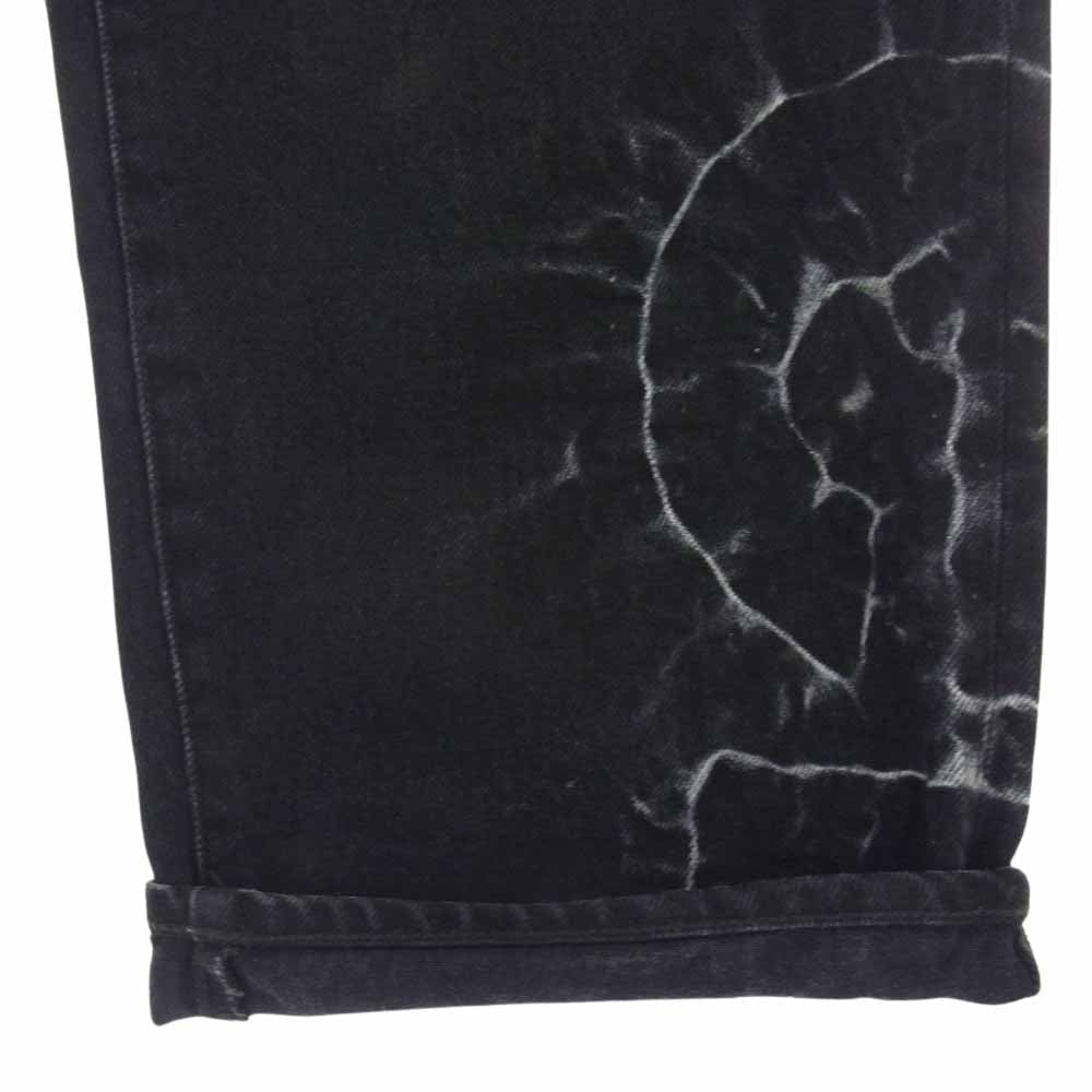 Supreme シュプリーム 23SS SHIBORI LOOSE FIT JEAN シボリ ルーズ フィット デニム パンツ ブラック系 34【中古】