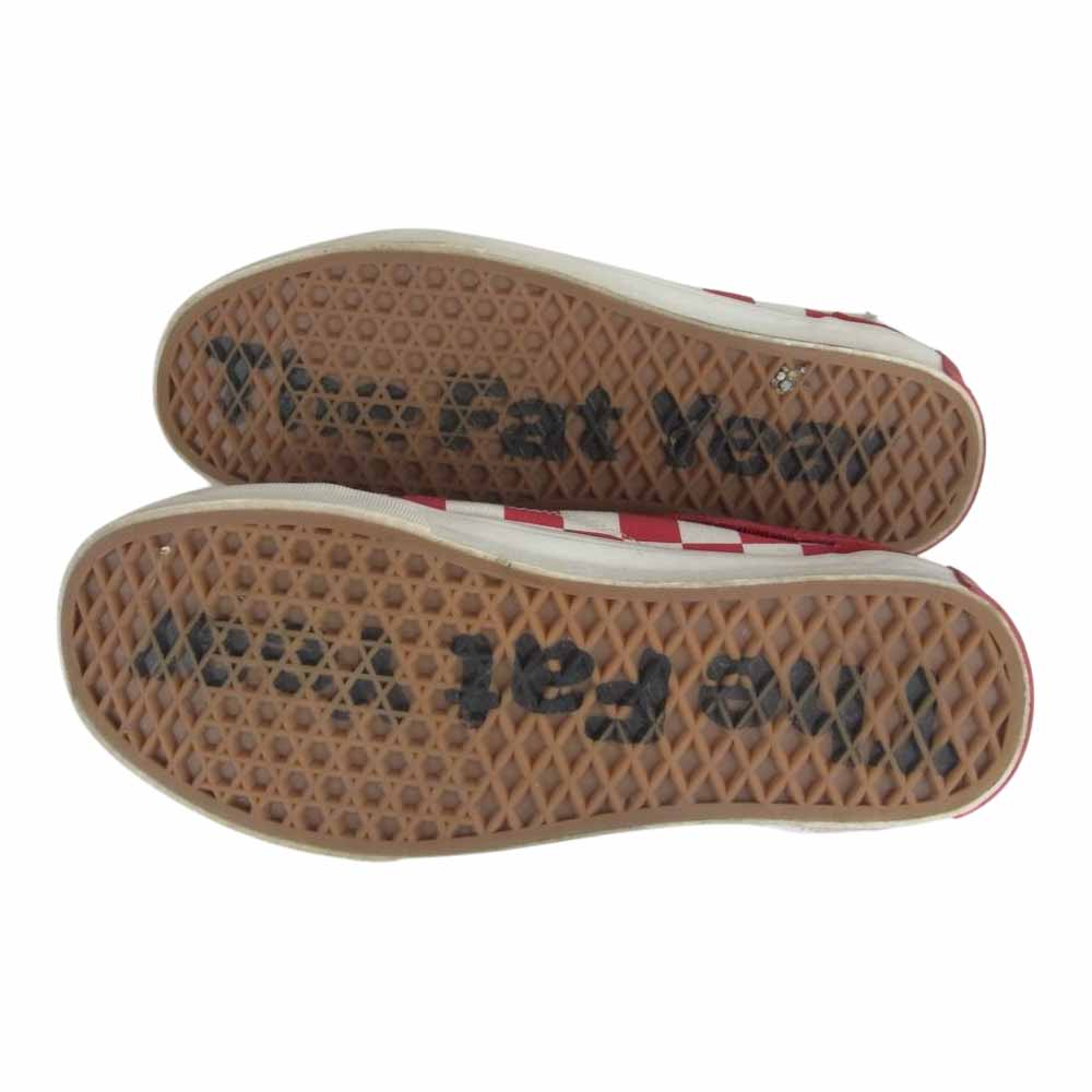 VANS バンズ × PURLICUE YEAR OF THE PIG オールドスクール パーリキュー イヤー オブ ピッグ スニーカー レッド系 27cm【中古】