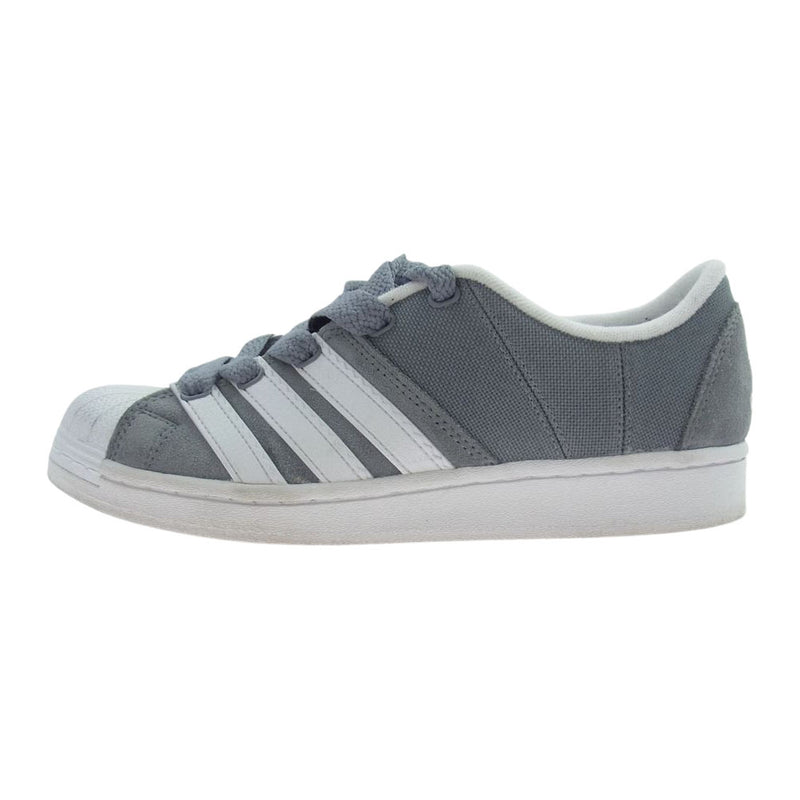 adidas アディダス H03740 SUPERMODIFIED スーパーモディファイド ローカット スニーカー ホワイト系 グレー系  25.5cm【中古】