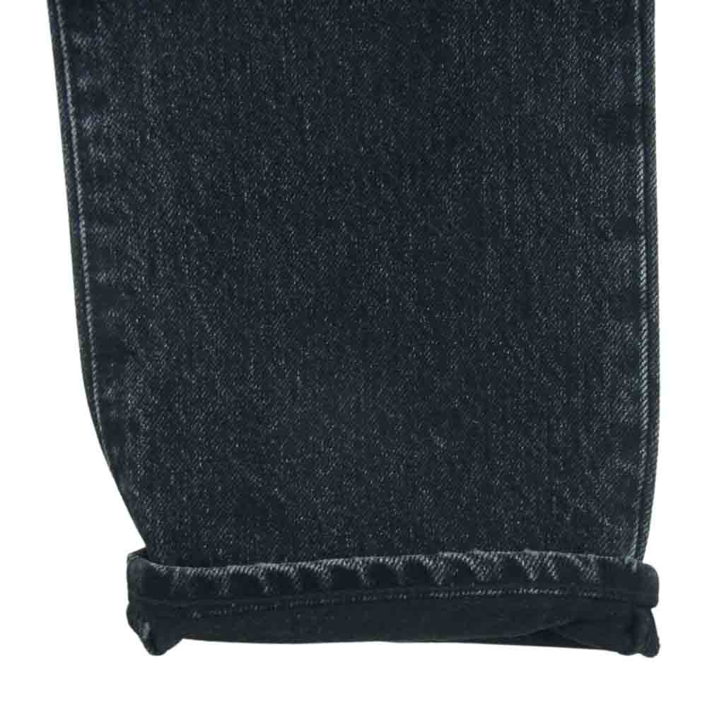 SAINT LAURENT サンローラン 500779 デストロイ加工 クラッシュ ダメージ スニキー デニム パンツ ブラック系 DEEP DARK BLACK 30【美品】【中古】