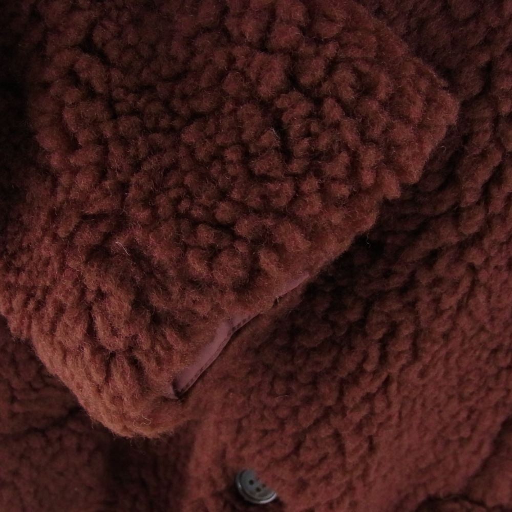 UNDERCOVER アンダーカバー 18AW UCV4103 ボア フリース ジャケット ワインレッド系 2【美品】【中古】