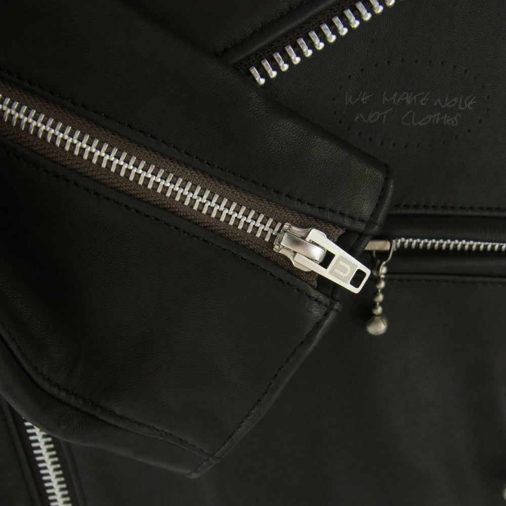 UNDERCOVER アンダーカバー 18AW UCU9204 シープスキン ダブル ライダース ジャケット ブラック系 2【極上美品】【中古】