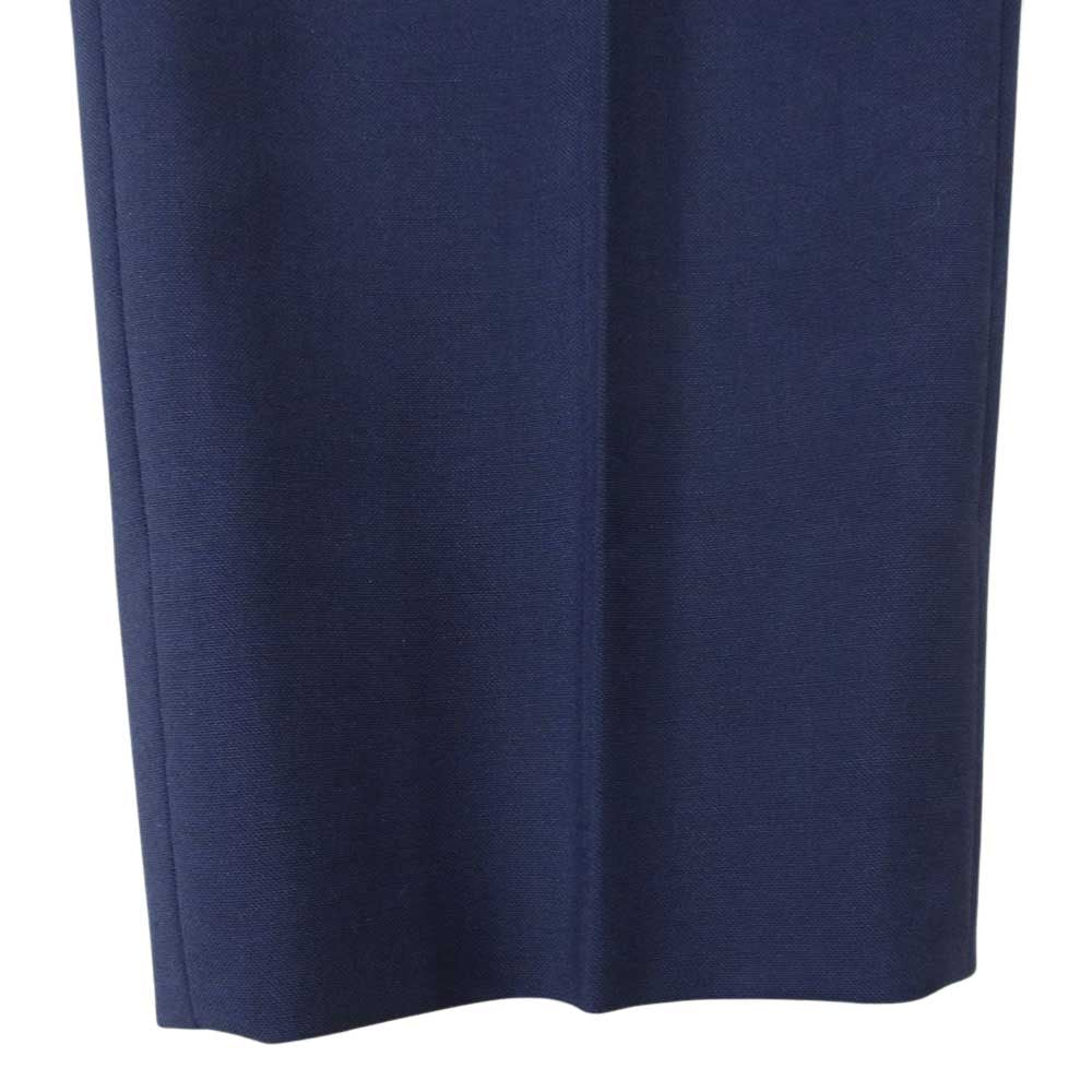 JIL SANDER ジルサンダー LM510101ME21070051 wool trousers ウール トラウザーズ パンツ スラックス ネイビー系 50【中古】