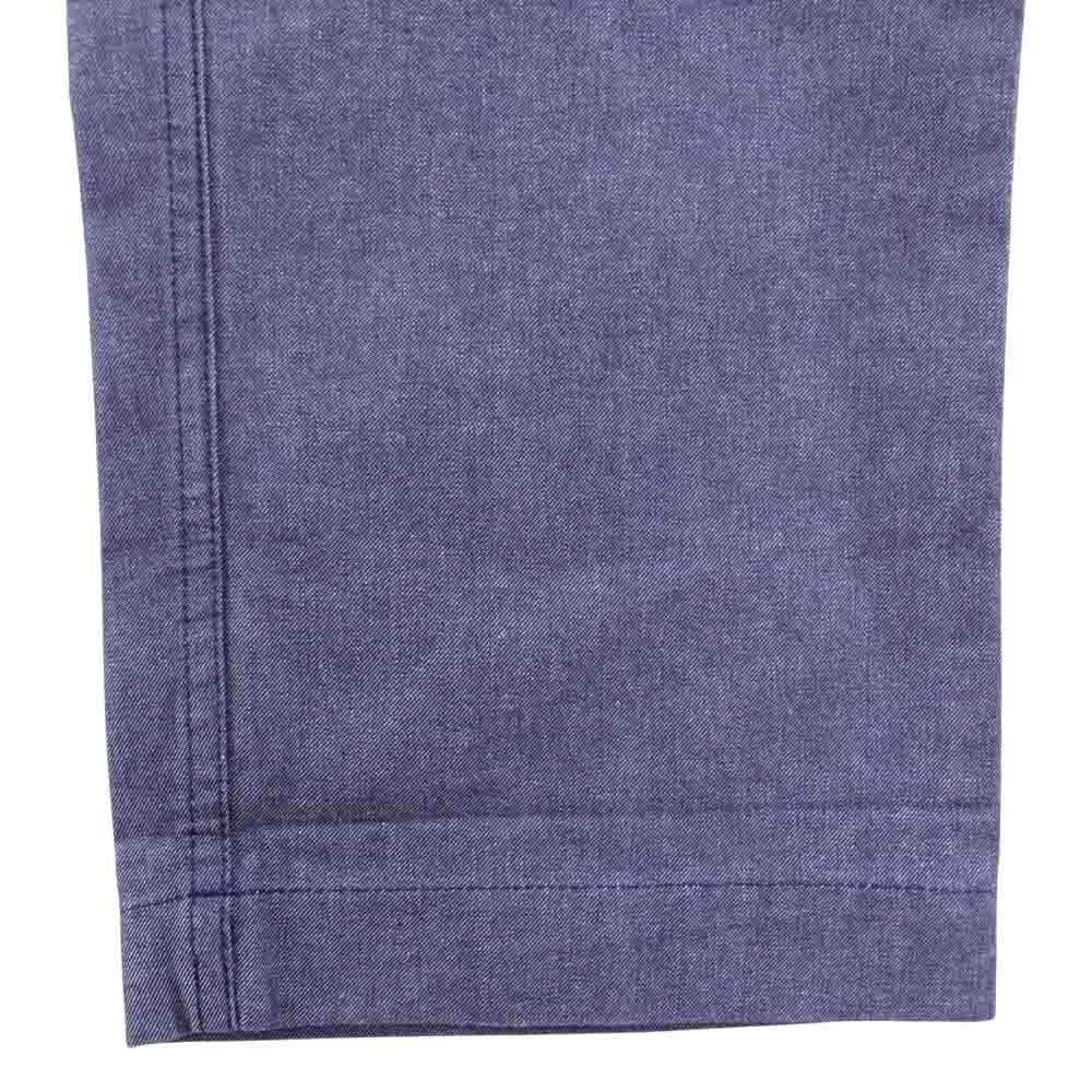 ユーロミリタリー PANTALON BLEU CHINE フランス軍 ミリタリー ワークパンツ ネイビー系 サイズ表記無【中古】