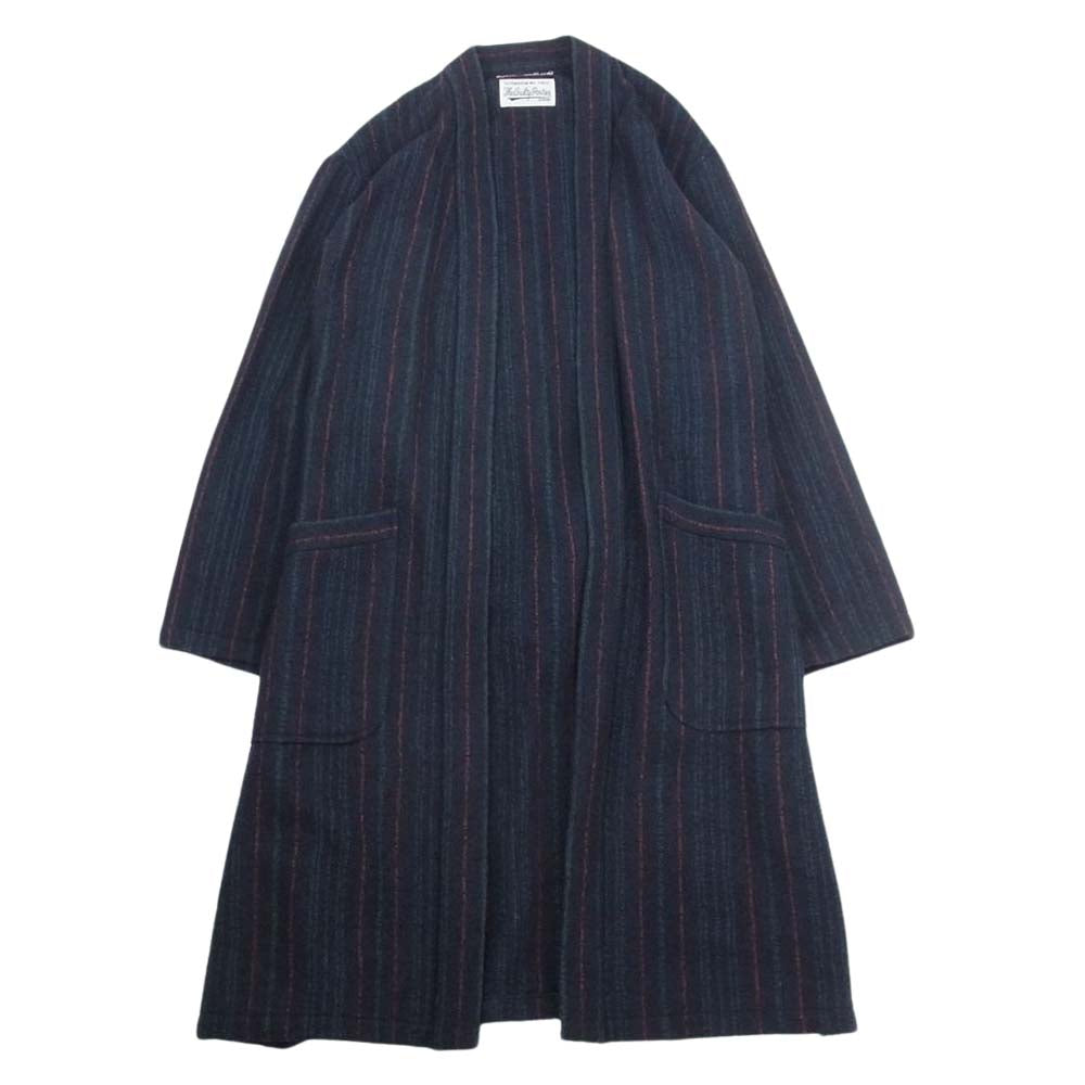 WACKO MARIA ワコマリア MULTI STRIPED GOWN COAT ウール リネン