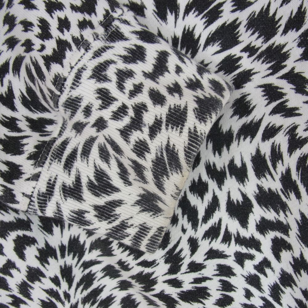 MINEDENIM マインデニム 22AW 2203-6001-07-XL2 Leopard Zip Hoodie レオパード ジップ フーディー パーカ ホワイト系 ブラック系 XL【中古】